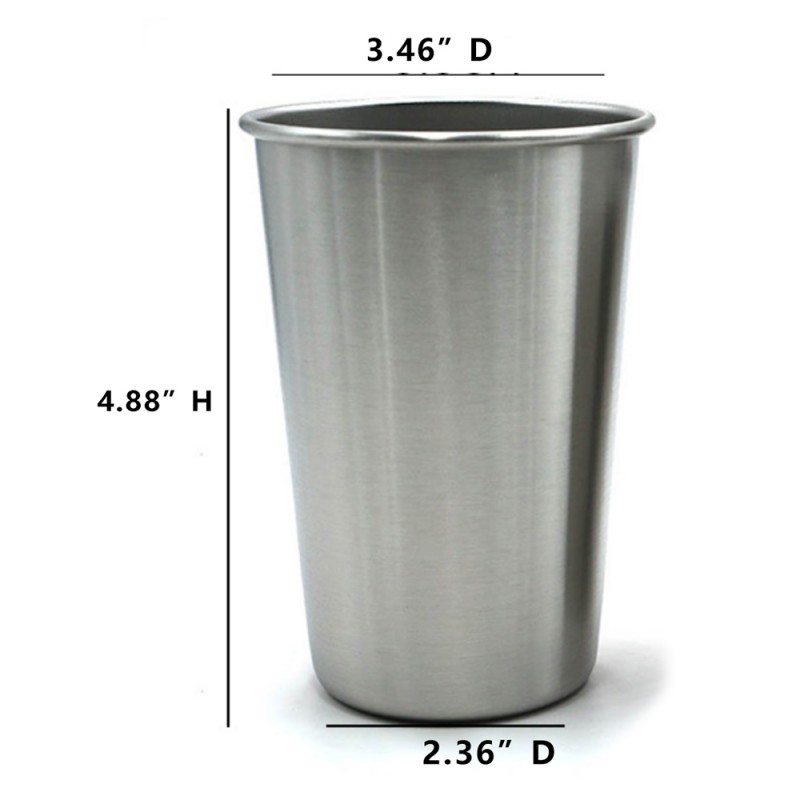 16oz Stainless Steel Cup